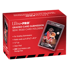 200 Ultra Pro Semi-Rigid Tall Card Holders