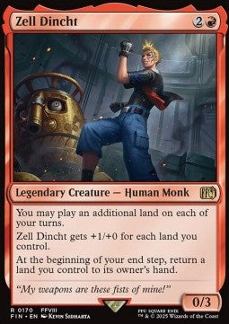 Zell Dincht⁣ - Magic: The Gathering - FINAL FANTASY⁣ (Rare)⁣ [170]