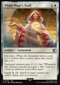 White Mage's Staff⁣ - Magic: The Gathering - FINAL FANTASY⁣ (Common)⁣ [42]