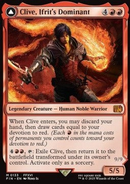 Clive, Ifrit's Dominant // Ifrit, Warden of Inferno⁣ - Magic: The Gathering - FINAL FANTASY⁣ (Mythic)⁣ [133]