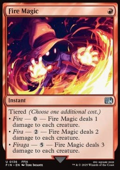 Fire Magic⁣ - Magic: The Gathering - FINAL FANTASY⁣ (Uncommon)⁣ [136]