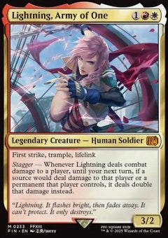 Lightning, Army of One⁣ - Magic: The Gathering - FINAL FANTASY⁣ (Mythic)⁣ [233]