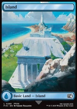 Island (V.3)⁣ - Magic: The Gathering - FINAL FANTASY⁣ (Land)⁣ [299]