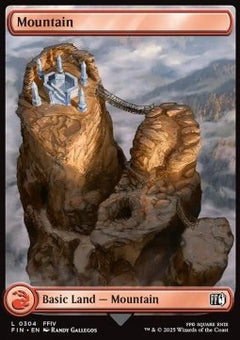 Mountain (V.2)⁣ - Magic: The Gathering - FINAL FANTASY⁣ (Land)⁣ [304]