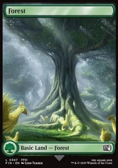 Forest (V.2)⁣ - Magic: The Gathering - FINAL FANTASY⁣ (Land)⁣ [307]