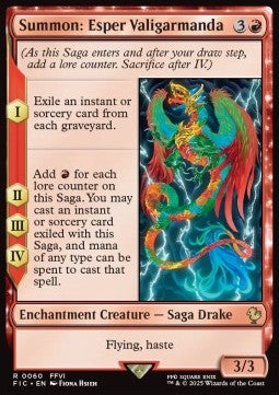 Summon: Esper Valigarmanda⁣ - Commander: Magic: The Gathering - FINAL FANTASY⁣ (Rare)⁣ [60]