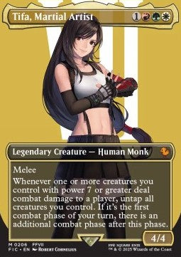 Tifa, Martial Artist (V.2)⁣ - Commander: Magic: The Gathering - FINAL FANTASY: Extras⁣ (Mythic)⁣ [206]