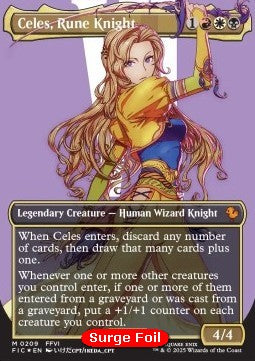 Celes, Rune Knight (V.3)⁣ - Commander: Magic: The Gathering - FINAL FANTASY: Extras⁣ (Mythic)⁣ [209]