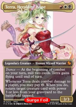 Terra, Herald of Hope (V.3)⁣ - Commander: Magic: The Gathering - FINAL FANTASY: Extras⁣ (Mythic)⁣ [212]
