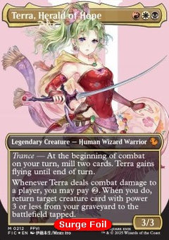 Terra, Herald of Hope (V.3)⁣ - Commander: Magic: The Gathering - FINAL FANTASY: Extras⁣ (Mythic)⁣ [212]