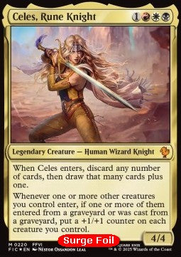 Celes, Rune Knight⁣ - Commander: Magic: The Gathering - FINAL FANTASY: Collector's Edition⁣ (Mythic)⁣ [220]