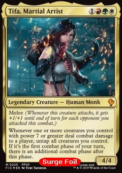 Tifa, Martial Artist⁣ - Commander: Magic: The Gathering - FINAL FANTASY: Collector's Edition⁣ (Mythic)⁣ [225]
