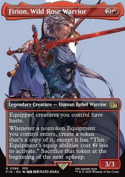 Firion, Wild Rose Warrior (V.1)⁣ - Magic: The Gathering - FINAL FANTASY: Extras⁣ (Rare)⁣ [386]