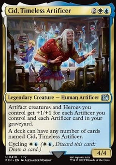 Cid, Timeless Artificer (V.4)⁣ - Magic: The Gathering - FINAL FANTASY: Extras⁣ (Uncommon)⁣ [410]