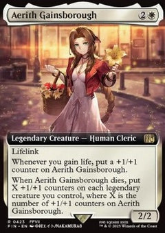 Aerith Gainsborough (V.2)⁣ - Magic: The Gathering - FINAL FANTASY: Extras⁣ (Rare)⁣ [423]