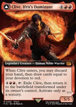 Clive, Ifrit's Dominant // Ifrit, Warden of Inferno (V.3)⁣ - Magic: The Gathering - FINAL FANTASY: Extras⁣ (Mythic)⁣ [458]