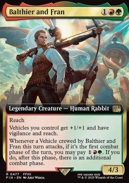 Balthier and Fran (V.3)⁣ - Magic: The Gathering - FINAL FANTASY: Extras⁣ (Rare)⁣ [477]
