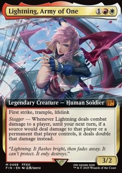 Lightning, Army of One (V.3)⁣ - Magic: The Gathering - FINAL FANTASY: Extras⁣ (Mythic)⁣ [498]