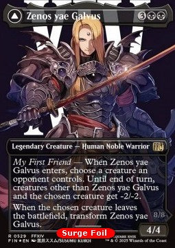 Zenos yae Galvus // Shinryu, Transcendent Rival (V.3)⁣ - Magic: The Gathering - FINAL FANTASY: Extras⁣ (Rare)⁣ [529]