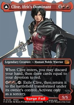 Clive, Ifrit's Dominant // Ifrit, Warden of Inferno (V.4)⁣ - Magic: The Gathering - FINAL FANTASY: Extras⁣ (Mythic)⁣ [530]