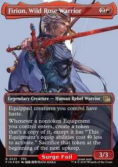Firion, Wild Rose Warrior (V.3)⁣ - Magic: The Gathering - FINAL FANTASY: Extras⁣ (Rare)⁣ [531]