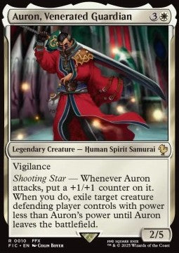 Auron, Venerated Guardian⁣ - Commander: Magic: The Gathering - FINAL FANTASY⁣ (Rare)⁣ [10]
