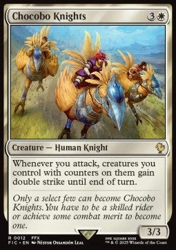 Chocobo Knights⁣ - Commander: Magic: The Gathering - FINAL FANTASY⁣ (Rare)⁣ [12]