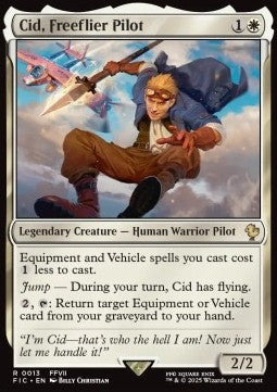 Cid, Freeflier Pilot⁣ - Commander: Magic: The Gathering - FINAL FANTASY⁣ (Rare)⁣ [13]