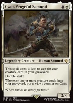 Cyan, Vengeful Samurai⁣ - Commander: Magic: The Gathering - FINAL FANTASY⁣ (Rare)⁣ [16]