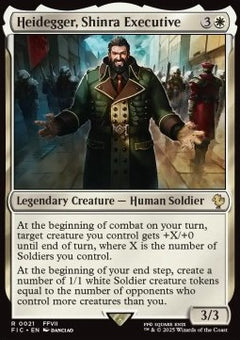 Heidegger, Shinra Executive⁣ - Commander: Magic: The Gathering - FINAL FANTASY⁣ (Rare)⁣ [21]