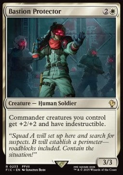 Bastion Protector⁣ - Commander: Magic: The Gathering - FINAL FANTASY⁣ (Rare)⁣ [233]