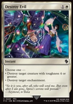 Destroy Evil⁣ - Commander: Magic: The Gathering - FINAL FANTASY⁣ (Common)⁣ [240]