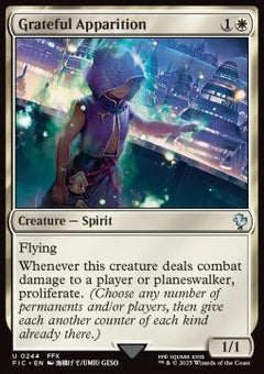 Grateful Apparition⁣ - Commander: Magic: The Gathering - FINAL FANTASY⁣ (Uncommon)⁣ [244]