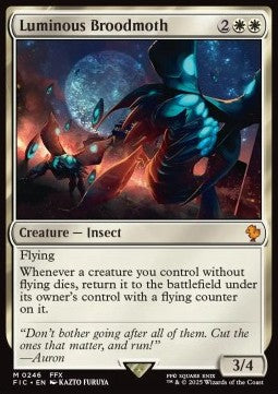 Luminous Broodmoth⁣ - Commander: Magic: The Gathering - FINAL FANTASY⁣ (Mythic)⁣ [246]