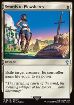 Swords to Plowshares⁣ - Commander: Magic: The Gathering - FINAL FANTASY⁣ (Uncommon)⁣ [256]
