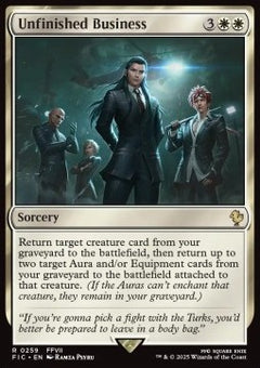 Unfinished Business⁣ - Commander: Magic: The Gathering - FINAL FANTASY⁣ (Rare)⁣ [259]