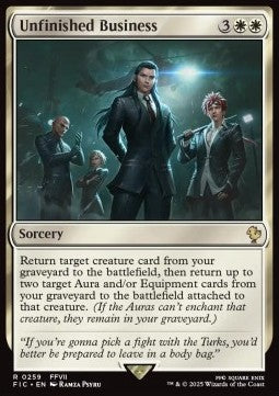 Unfinished Business⁣ - Commander: Magic: The Gathering - FINAL FANTASY⁣ (Rare)⁣ [259]