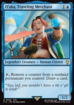 O'aka, Traveling Merchant⁣ - Commander: Magic: The Gathering - FINAL FANTASY⁣ (Rare)⁣ [39]