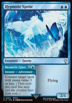 Hypnotic Sprite // Mesmeric Glare⁣ - Commander: Magic: The Gathering - FINAL FANTASY⁣ (Uncommon)⁣ [264]