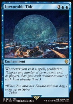 Inexorable Tide⁣ - Commander: Magic: The Gathering - FINAL FANTASY⁣ (Rare)⁣ [265]