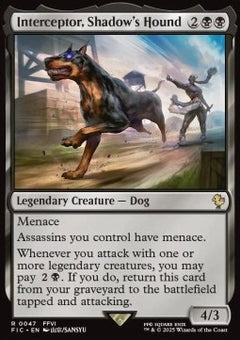 Interceptor, Shadow's Hound⁣ - Commander: Magic: The Gathering - FINAL FANTASY⁣ (Rare)⁣ [47]