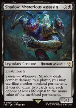 Shadow, Mysterious Assassin⁣ - Commander: Magic: The Gathering - FINAL FANTASY⁣ (Rare)⁣ [50]