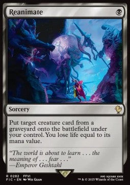 Reanimate⁣ - Commander: Magic: The Gathering - FINAL FANTASY⁣ (Rare)⁣ [282]