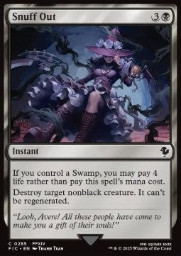 Snuff Out⁣ - Commander: Magic: The Gathering - FINAL FANTASY⁣ (Common)⁣ [285]