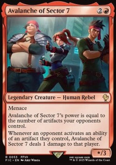 Avalanche of Sector 7⁣ - Commander: Magic: The Gathering - FINAL FANTASY⁣ (Rare)⁣ [53]