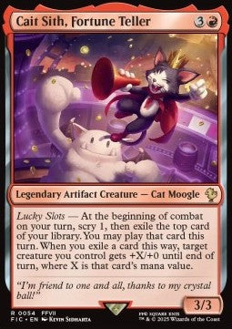 Cait Sith, Fortune Teller⁣ - Commander: Magic: The Gathering - FINAL FANTASY⁣ (Rare)⁣ [54]