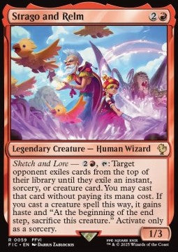 Strago and Relm⁣ - Commander: Magic: The Gathering - FINAL FANTASY⁣ (Rare)⁣ [59]