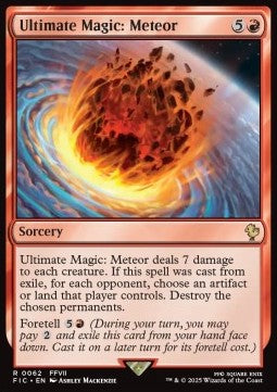 Ultimate Magic: Meteor⁣ - Commander: Magic: The Gathering - FINAL FANTASY⁣ (Rare)⁣ [62]