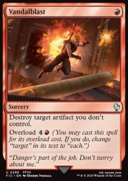Vandalblast⁣ - Commander: Magic: The Gathering - FINAL FANTASY⁣ (Uncommon)⁣ [298]