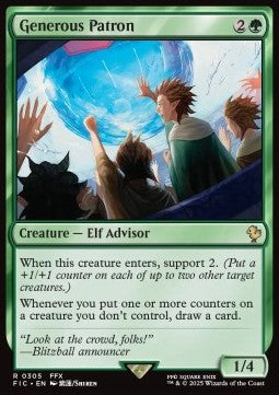 Generous Patron⁣ - Commander: Magic: The Gathering - FINAL FANTASY⁣ (Rare)⁣ [305]